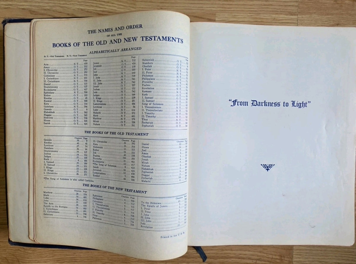 Masonic From Darkness to Light illustrated section
