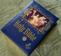 1988 Masonic Heirloom Family Bible blue cover