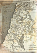 A Map of Canaan, Palestine, Judea, or the Holy Land – Collins Bible Stereotype Edition