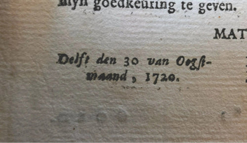 Cover and frontispiece of 1720 Dutch New Testament